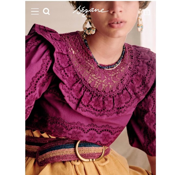 🌿|NWT| Sezane Elsa Blouse - Picture 11 of 11